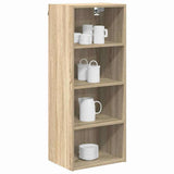Vidaxl hangkast sonoma eiken 40 x 29,5 x 100 cm bewerkt hout