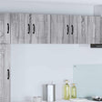 Vidaxl vaatwasserpaneel kalmar grijs sonoma 60 x 31 x 40 cm