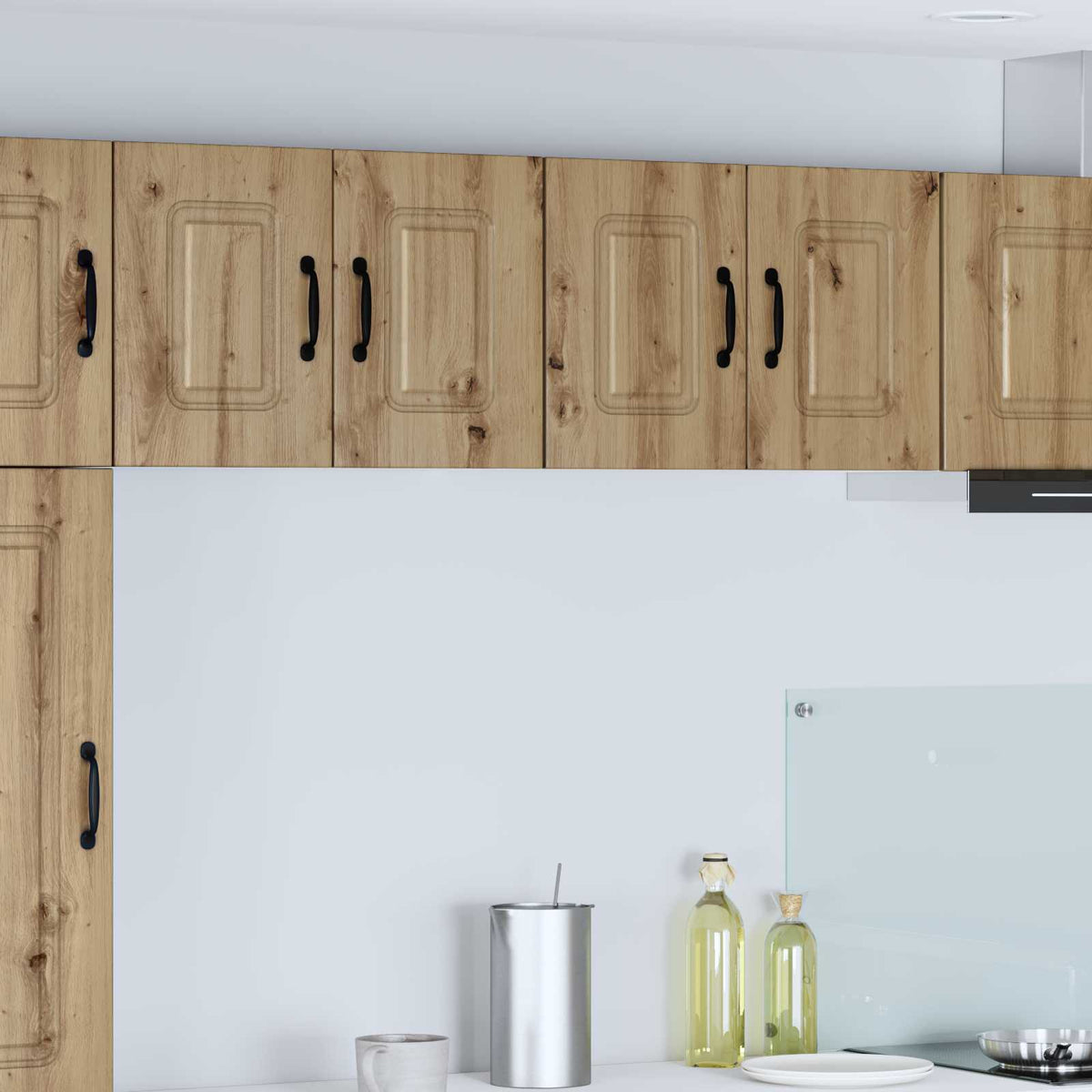 Vidaxl vaatwasserpaneel kalmar 2 st artisan eiken bewerkt hout