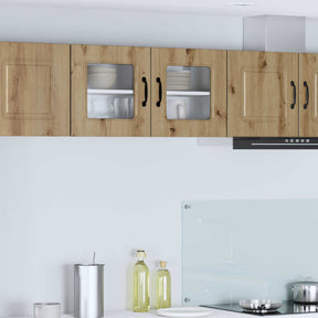 Vidaxl vaatwasserpaneel kalmar artisan eiken 80 x 31 x 40 cm