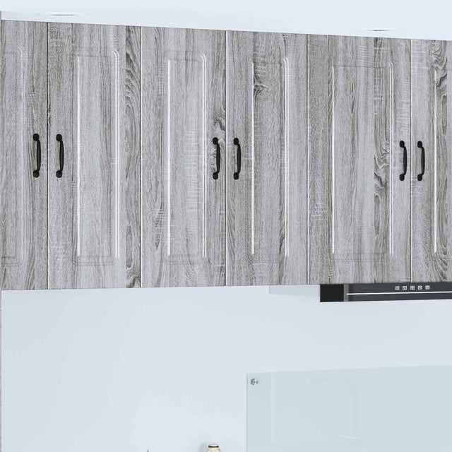 Vidaxl vaatwasserpaneel kalmar 2 st grijs sonoma bewerkt hout