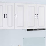 Vidaxl vaatwasserpaneel kalmar wit 40 x 31 x 80 cm bewerkt hout