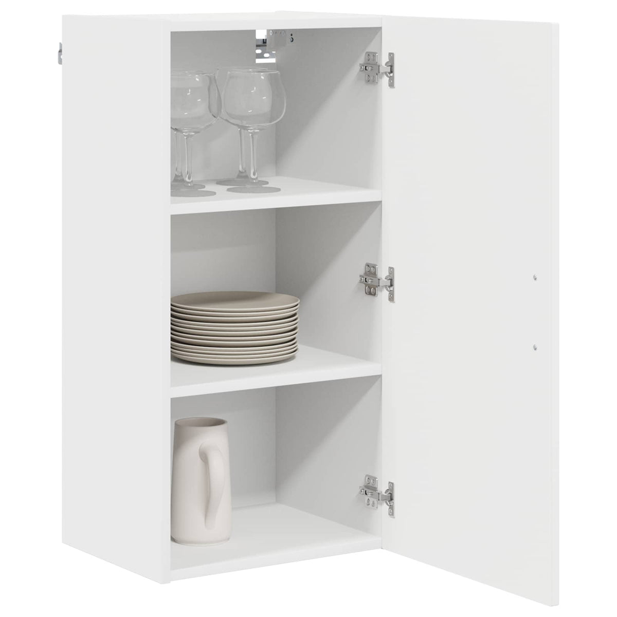 Vidaxl vaatwasserpaneel kalmar wit 40 x 31 x 80 cm bewerkt hout