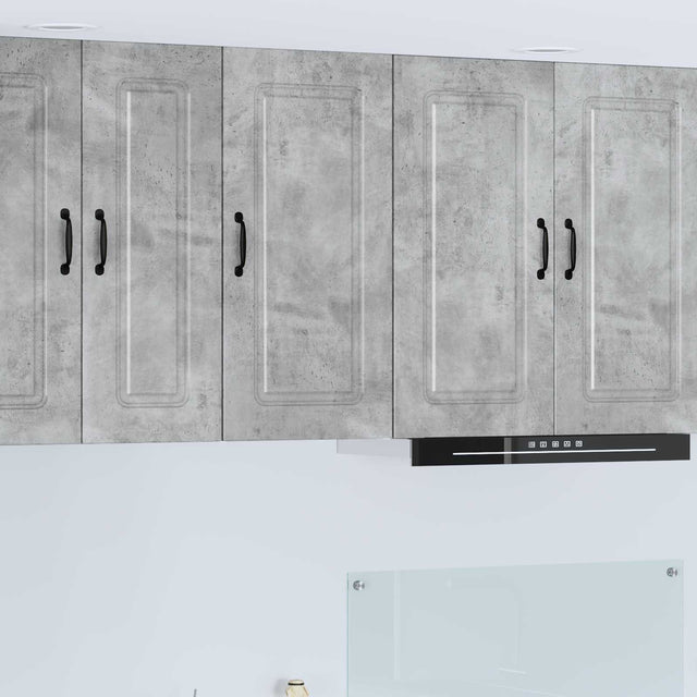 Vidaxl vaatwasserpaneel kalmar beton grijs 40 x 31 x 80 cm