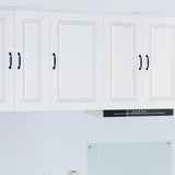 Vidaxl vaatwasserpaneel kalmar wit 50 x 31 x 80 cm bewerkt hout