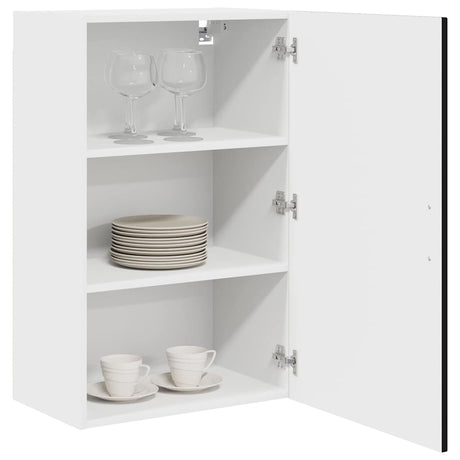 Vidaxl vaatwasserpaneel kalmar zwart 50 x 31 x 80 cm bewerkt hout