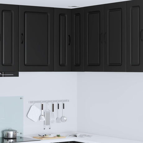 Vidaxl vaatwasserpaneel kalmar zwart 57 x 57 x 80 cm bewerkt hout