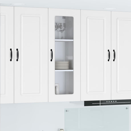 Vidaxl vaatwasserpaneel kalmar wit 40 x 31 x 100 cm bewerkt hout