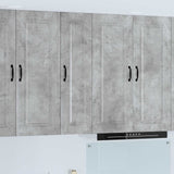Vidaxl vaatwasserpaneel kalmar beton grijs 30 x 31 x 100 cm