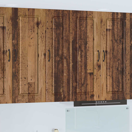 Vidaxl vaatwasserpaneel kalmar oudhout 30 x 31 x 100 cm bewerkt hout