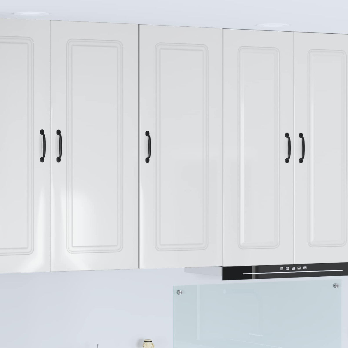 Vidaxl vaatwasserpaneel kalmar hoogglans wit 40 x 31 x 100 cm