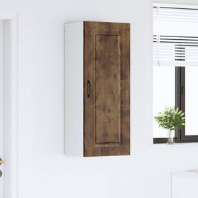 Vidaxl vaatwasserpaneel kalmar gerookt eiken 40 x 31 x 100 cm