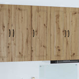 Vidaxl vaatwasserpaneel kalmar artisan eiken 40 x 31 x 100 cm