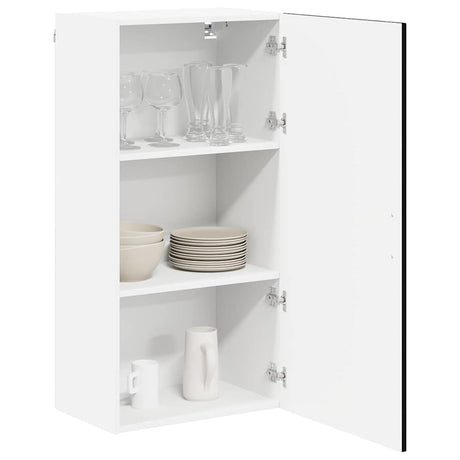 Vidaxl vaatwasserpaneel kalmar zwart 50 x 31 x 100 cm bewerkt hout
