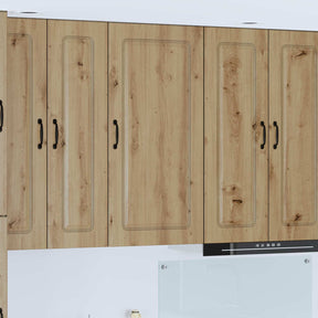 Vidaxl vaatwasserpaneel kalmar artisan eiken 50 x 31 x 100 cm