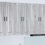 Vidaxl vaatwasserpaneel kalmar grijs sonoma 60 x 31 x 100 cm