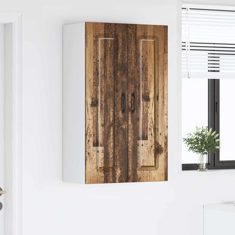Vidaxl vaatwasserpaneel kalmar oudhout 60 x 31 x 100 cm bewerkt hout