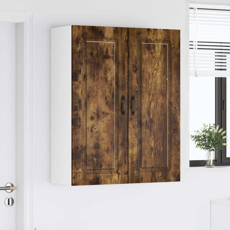 Vidaxl vaatwasserpaneel kalmar gerookt eiken 80 x 31 x 100 cm