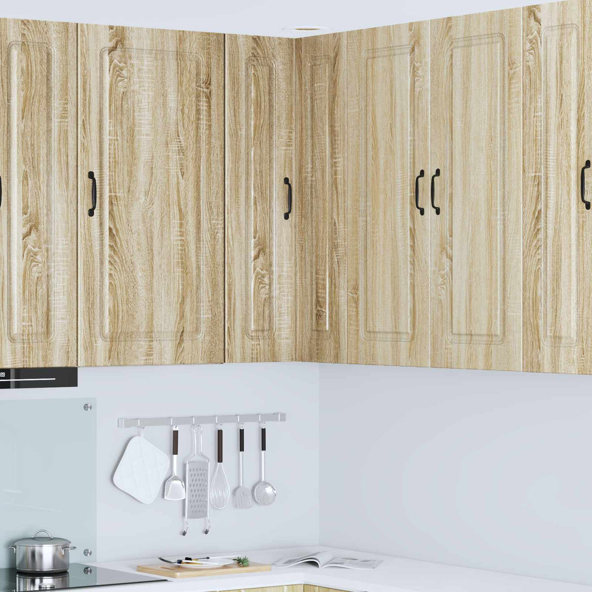 Vidaxl vaatwasserpaneel kalmar sonoma eiken 57 x 57 x 100 cm