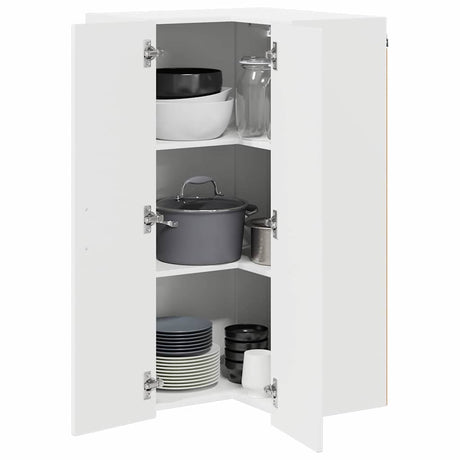 Vidaxl vaatwasserpaneel kalmar hoogglans wit 57 x 57 x 100 cm