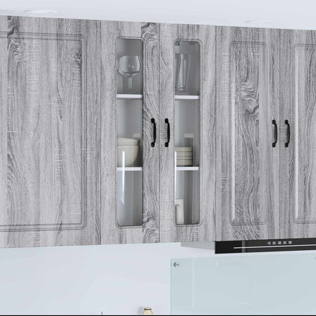Vidaxl vaatwasserpaneel kalmar grijs sonoma 60 x 31 x 100 cm