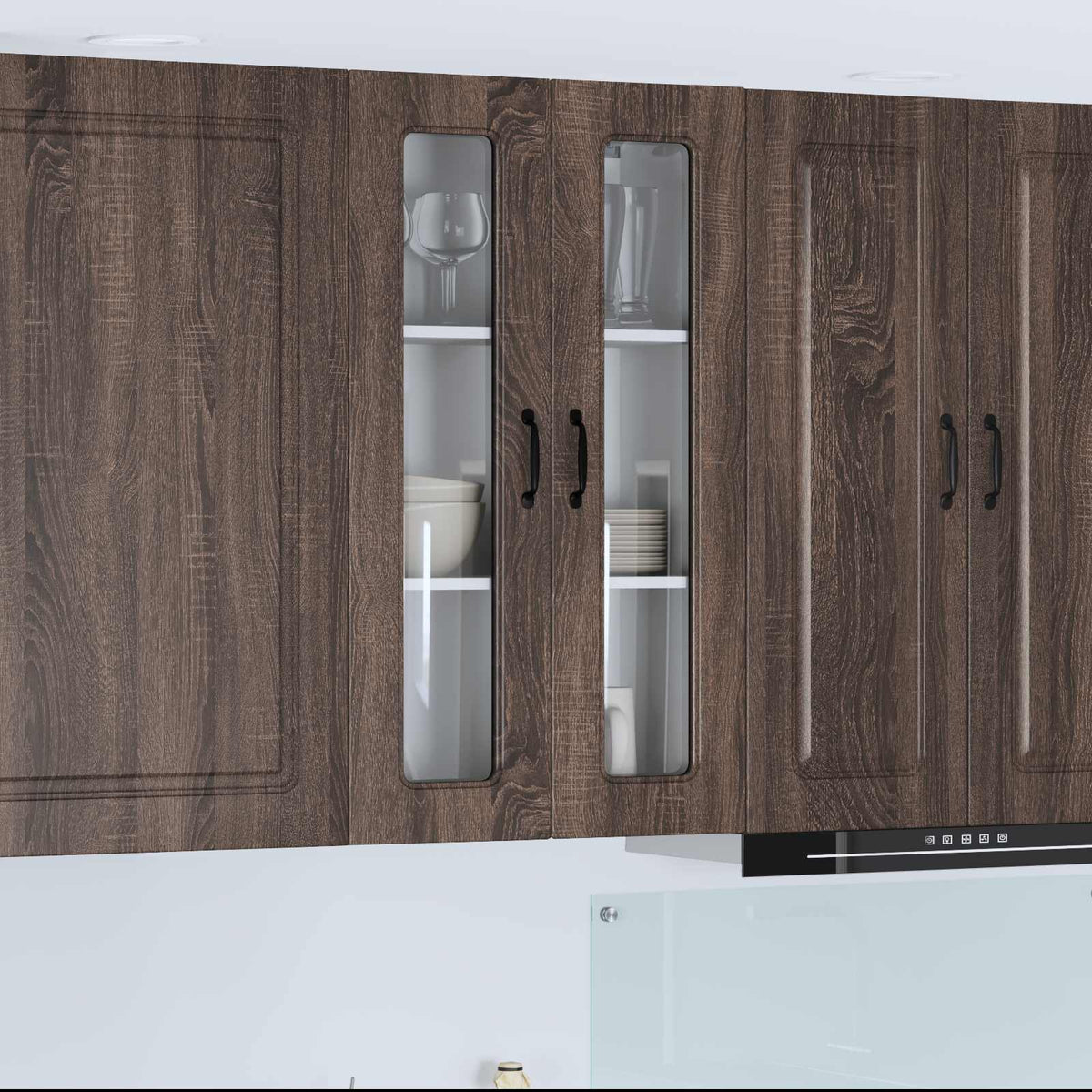 Vidaxl vaatwasserpaneel kalmar bruin eiken 60 x 31 x 100 cm