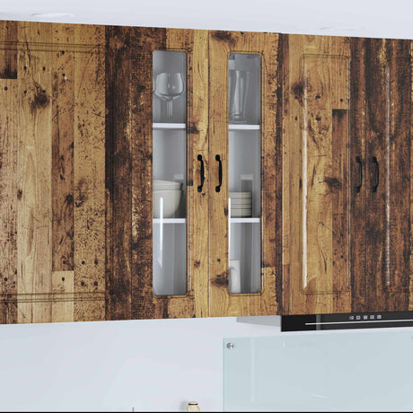 Vidaxl vaatwasserpaneel kalmar oudhout 60 x 31 x 100 cm bewerkt hout
