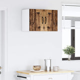 Vidaxl wandkast lucca 2 st oud hout bewerkt hout