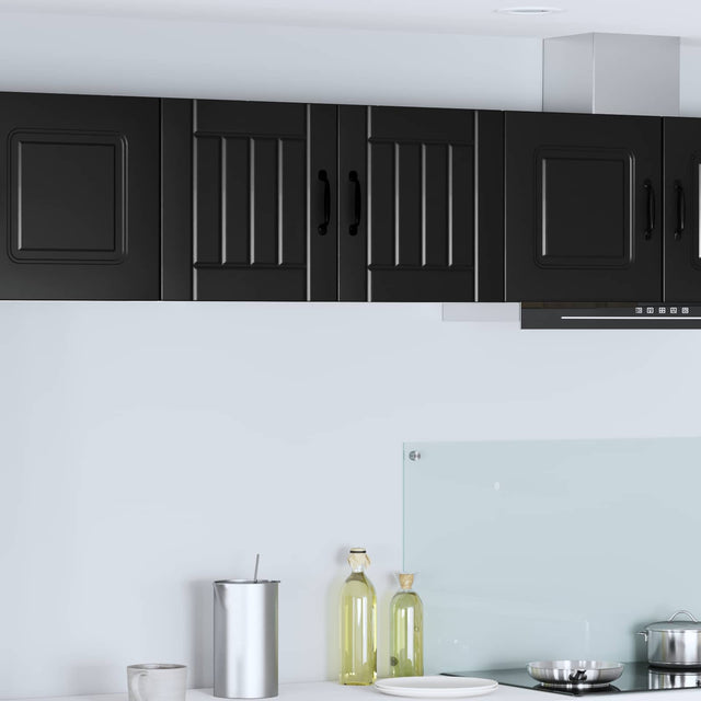 Vidaxl wandkast lucca zwart 40 x 31 x 40 cm bewerkt hout