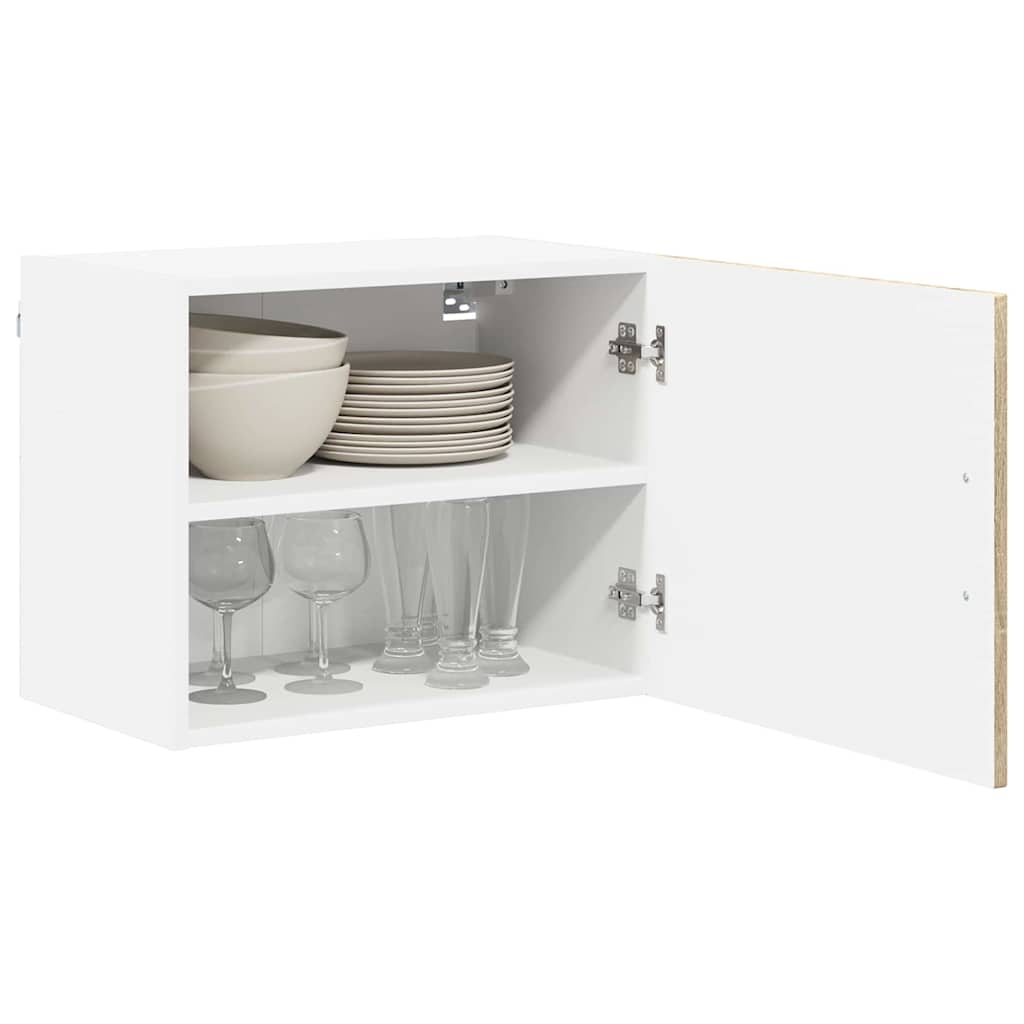 Vidaxl wandkast lucca sonoma eiken 50 x 31 x 40 cm bewerkt hout