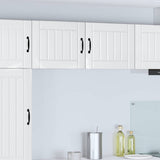 Vidaxl wandkast lucca 2 st hoogglans wit bewerkt hout