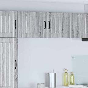 Vidaxl wandkast lucca 2 st grijs sonoma bewerkt hout