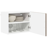 Vidaxl wandkast lucca bruin eiken 50 x 31 x 40 cm bewerkt hout