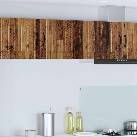 Vidaxl wandkast lucca 2 st oud hout bewerkt hout