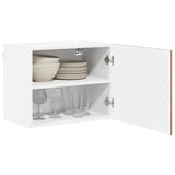 Vidaxl wandkast lucca 2 st artisanaal eiken bewerkt hout