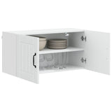 Vidaxl wandkast lucca wit 80 x 31 x 40 cm bewerkt hout