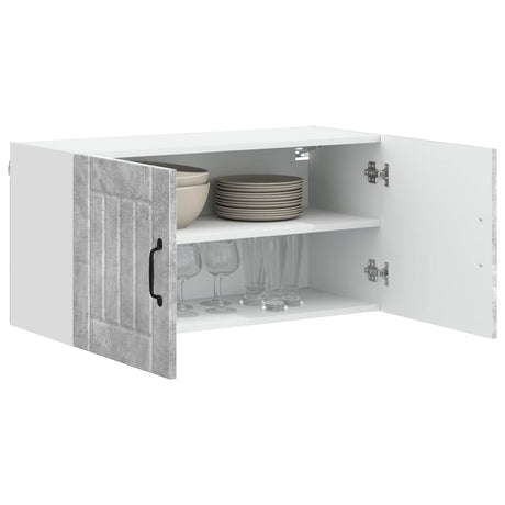 Vidaxl wandkast lucca betongrijs 80 x 31 x 40 cm bewerkt hout