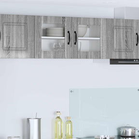 Vidaxl wandglas cabinet lucca grijs sonoma 80 x 31 x 40 cm