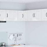 Vidaxl wandhoekkast lucca hoogglans wit 57 x 57 x 40 cm bewerkt hout