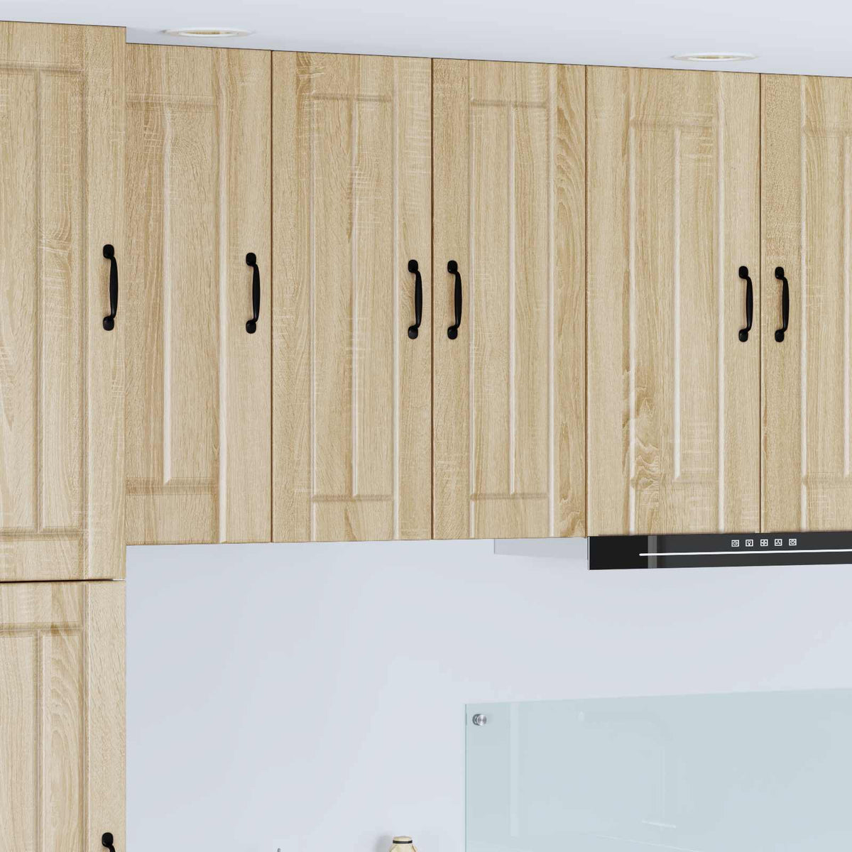 Vidaxl wandkast lucca sonoma eiken 30 x 31 x 80 cm bewerkt hout