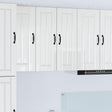 Vidaxl wandkast lucca hoogglans wit 30 x 31 x 80 cm bewerkt hout