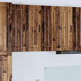 Vidaxl wandkast lucca 2 st oud hout bewerkt hout