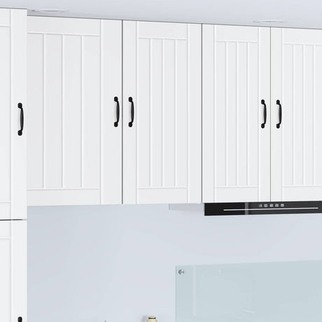 Vidaxl wandkast lucca wit 40 x 31 x 80 cm bewerkt hout