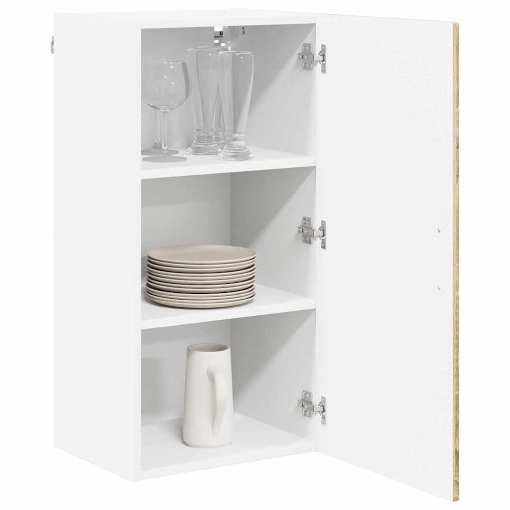 Vidaxl wandkast lucca sonoma eiken 40 x 31 x 80 cm bewerkt hout