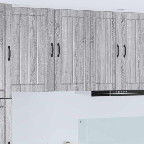Vidaxl wandkast lucca grijs sonoma 40 x 31 x 80 cm bewerkt hout