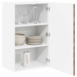 Vidaxl wandkast lucca gerookt eiken 50 x 31 x 80 cm bewerkt hout