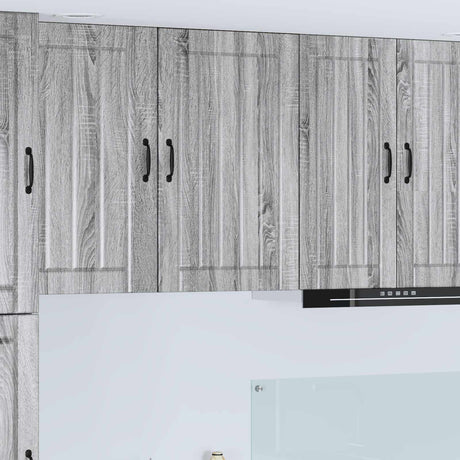 Vidaxl wandkast lucca grijs sonoma 50 x 31 x 80 cm bewerkt hout