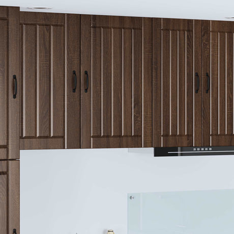 Vidaxl wandkast lucca bruin eiken 50 x 31 x 80 cm bewerkt hout