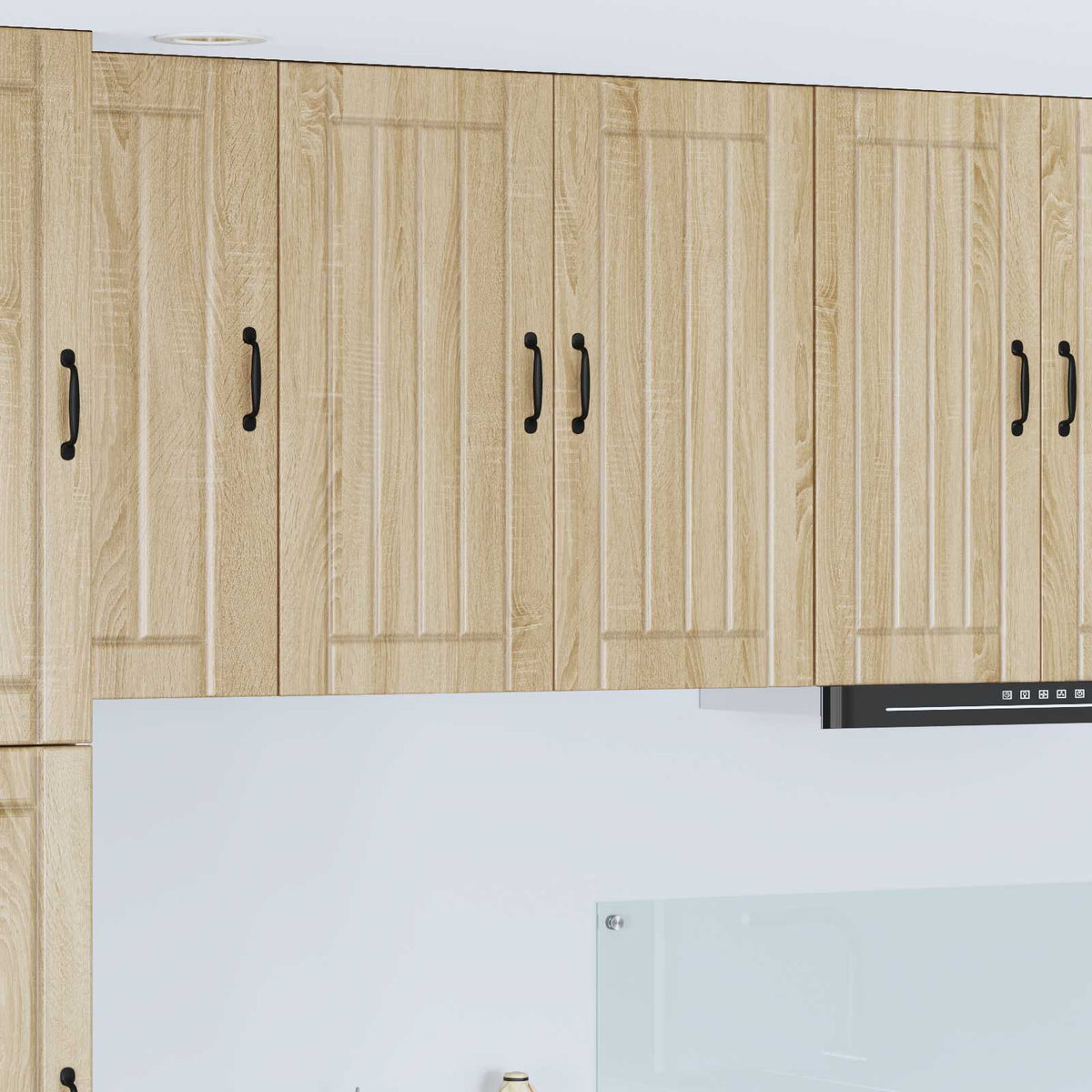 Vidaxl wandkast lucca sonoma eiken 80 x 31 x 80 cm bewerkt hout