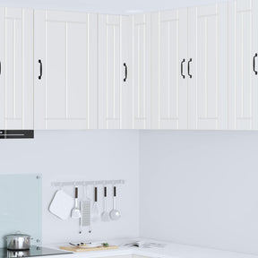 Vidaxl wandhoekkast lucca wit 57 x 57 x 80 cm bewerkt hout